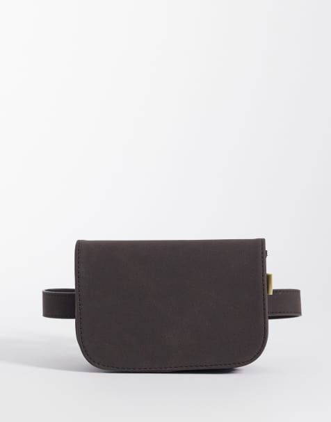 JJXX faux suede belt bag in brown - view 1