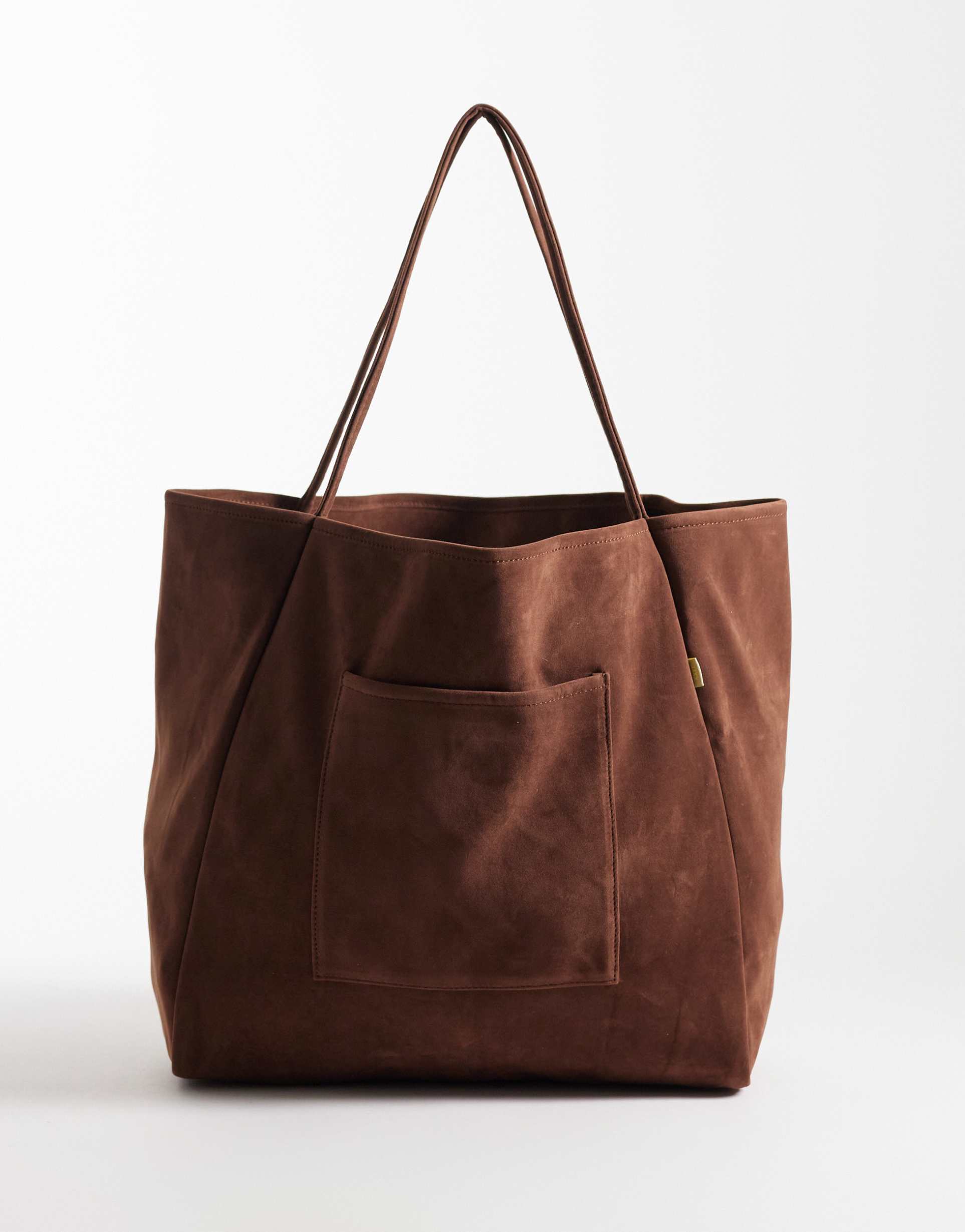 jjxx faux suede tote in brown