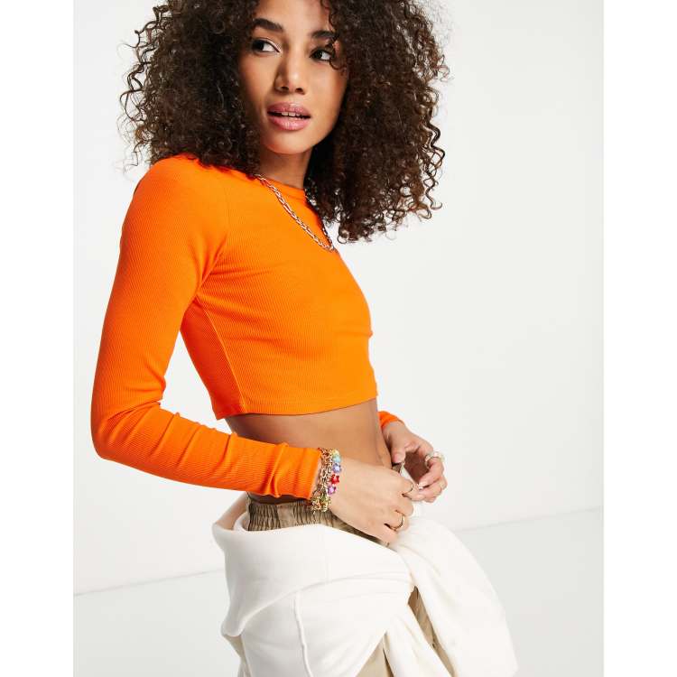 Forever 21 store orange top