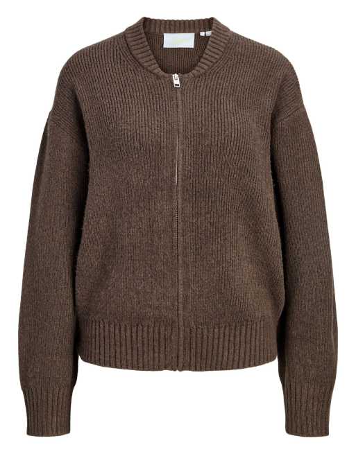 JJXX felpa con zip in demitasse, 7 di 7