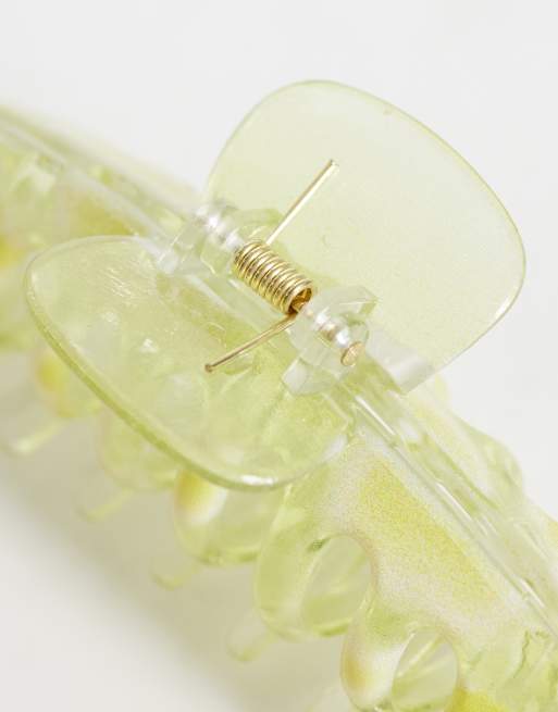 JJXX fermaglio per capelli trasparente verde chiaro, 3 di 3