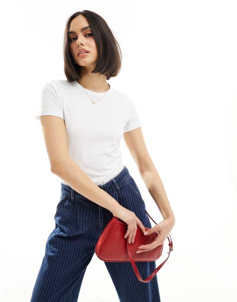 JJXX fitted t-shirt in white - view 1