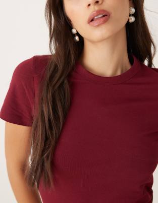 Jjxx Fitted Tee In Red