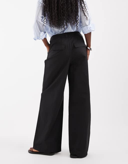 JJXX flared tailored trouser in black, 4 of 5