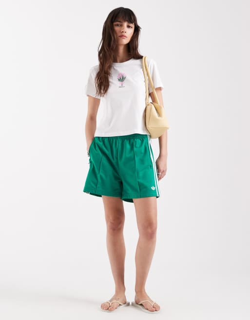 JJXX flower bouquet print baby tee in white, 3 of 4