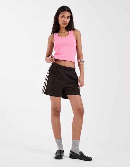 JJXX Frida ribbed vest in bright pink, 2 of 4