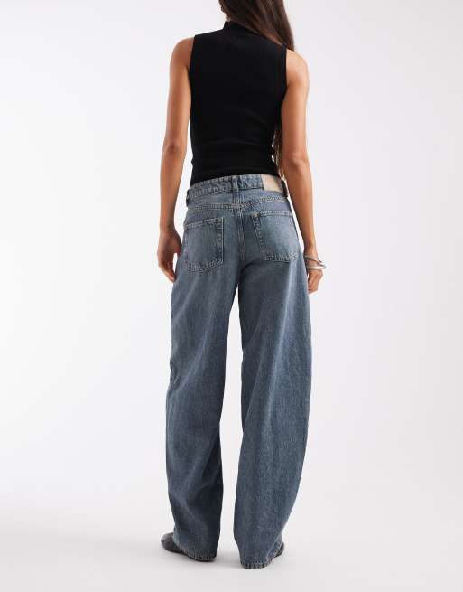 JJXX – Fuji – Barrel-Fit-Jeans in mittelblauer Waschung, 3 von 5