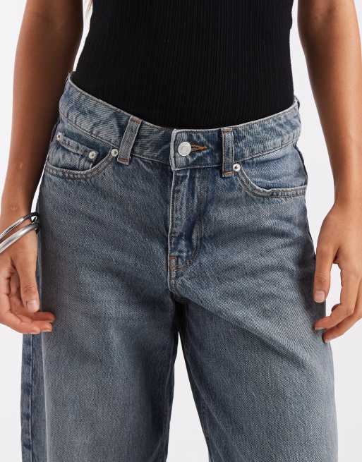 JJXX – Fuji – Barrel-Fit-Jeans in mittelblauer Waschung, 5 von 5