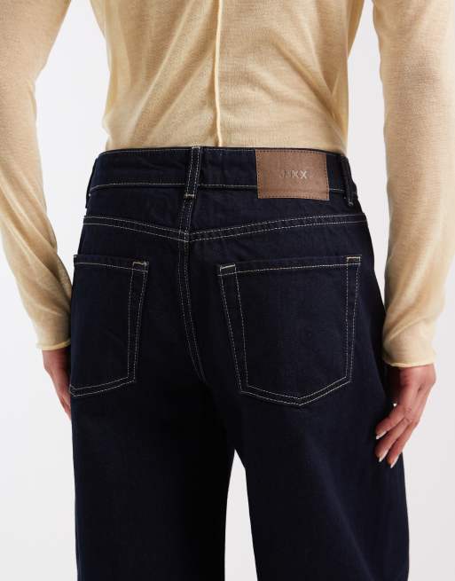 JJXX Fuji barrel jeans in dark wash, 5 of 5