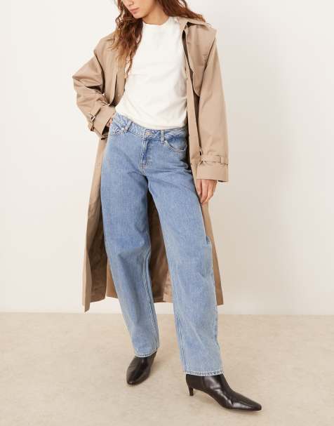 JJXX Fuji barrel leg jeans in light blue - view 1