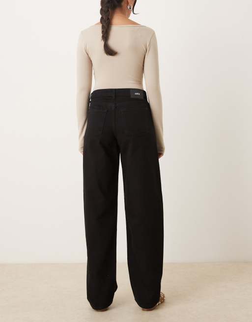 JJXX - Fuji - Jean ample - Noir   , 3 de 5