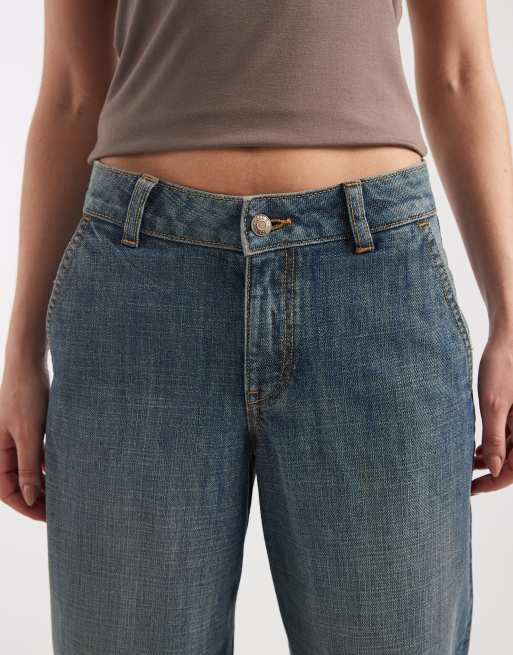 JJXX - Fuji - Jean bouffant à taille réglable - Bleu moyen délavé, 4 de 5