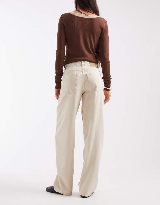 JJXX - Fuji - Jeans met ballonpijpen in crème, 3 van 5