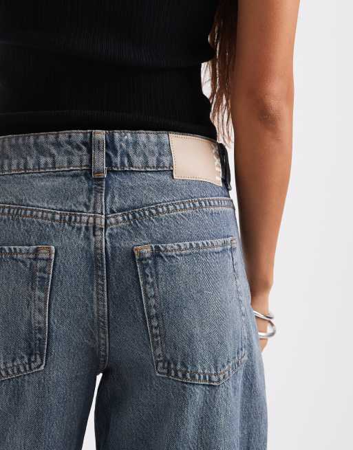 JJXX – Fuji – Mellanblå tvättade jeans med barrelben, 4 av 5