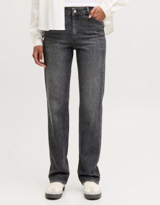 JJXX - Gerade geschnittene Jeans in Dunkelgrau