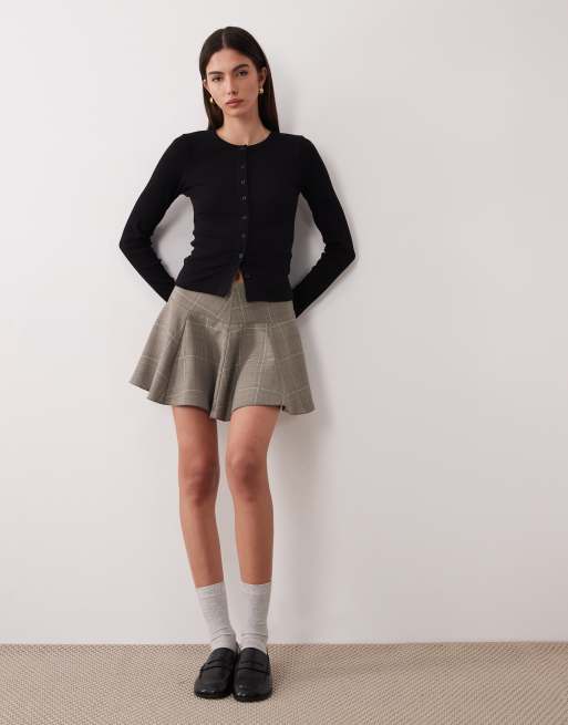 JJXX - Geribbeld vest met knoopsluiting in zwart, 2 van 4