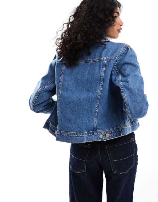 JJXX - Giacca di jeans blu medio, 3 di 4
