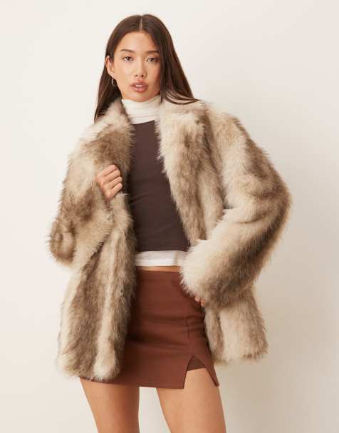 JJXX - Giacca in pelliccia sintetica crema - view 1