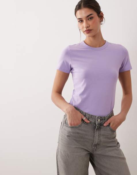 JJXX - Gigi - T-shirt in lichtpaars - view 1