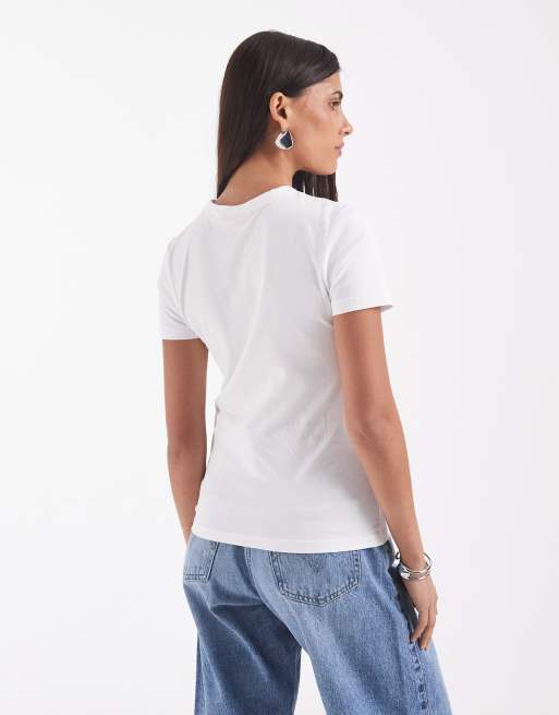 JJXX - Hvid figursyet T-shirt , 4 af 4