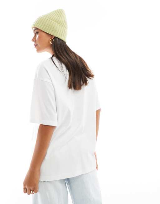 JJXX - Hvid oversized t-shirt med citronprint på brystet, 3 af 4