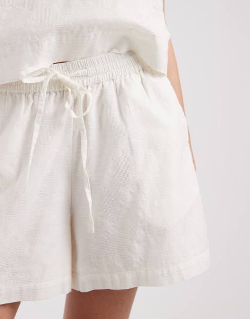 JJXX - Hvide shorts med struktur - Del af sæt, 3 af 5