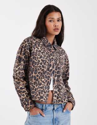 JJXX - Jacke mit mehrfarbigem Leopardenmuster-Bunt