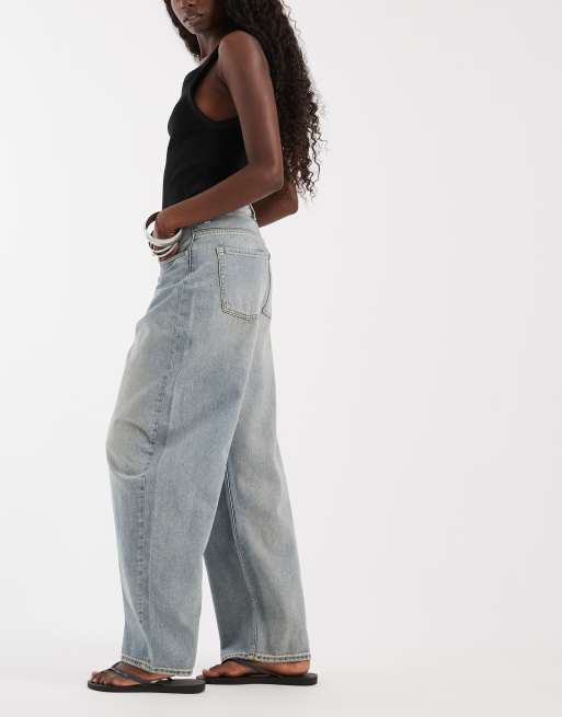 JJXX jean barrel baggy Sakai bleu clair, 2 de 5