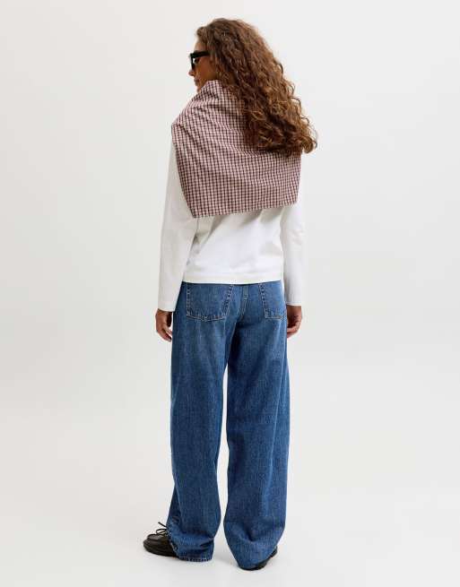 JJXX jean barrel fit en denim bleu, 2 de 7