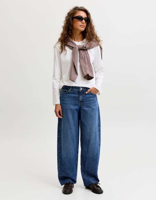 JJXX jean barrel fit en denim bleu, 3 de 7