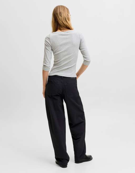 JJXX jean coupe barrel en denim noir, 2 de 7