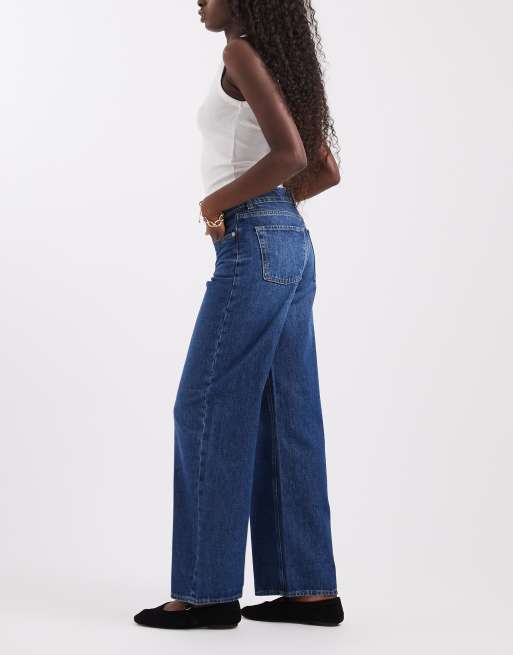 JJXX jean large taille basse Palermo bleu moyen, 3 de 5
