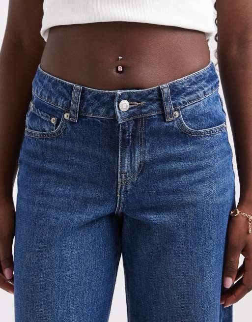 JJXX jean large taille basse Palermo bleu moyen, 5 de 5