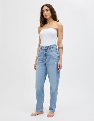 Jean mom - Bleu moyen W29 L34