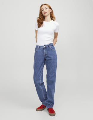 JJXX - Jeans aus mittelblauem Denim mit geradem Schnitt