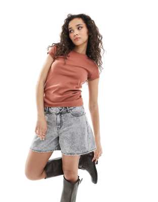 JJXX - Jeansshorts in hellgrauer Waschung