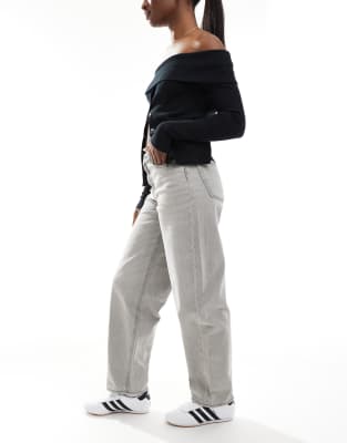 Jjxx Juji Barrel Jeans In Gray