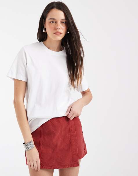 JJXX - Jupe-short en jean - Rouge délavé - view 1
