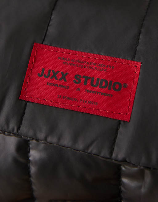 JJXX - Justerbar og vatteret sort crossbody-taske, 4 af 4
