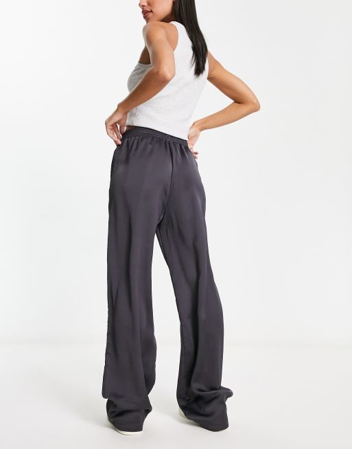 Silk Satin Track Pants