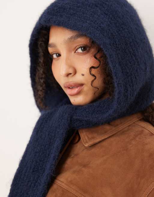 JJXX knit balaclava in navy | ASOS