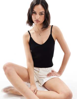 Jjxx Knit Ribbed Strappy Top