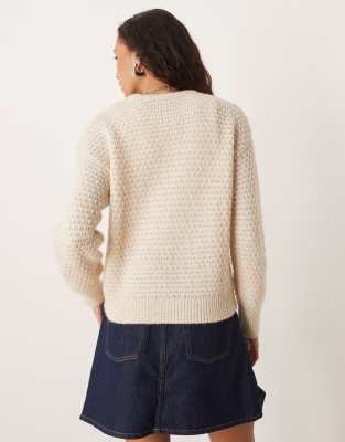 Jjxx Knit Sweater In White