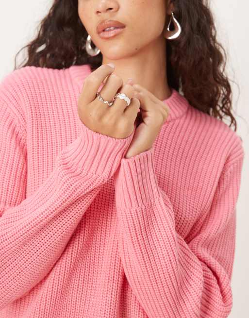 JJXX knit sweater in pink, 2 of 4