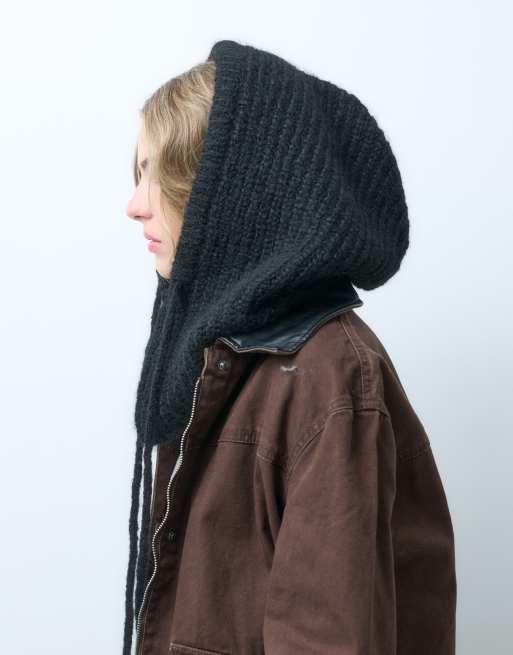 JJXX knitted balaclava in black, 3 of 3