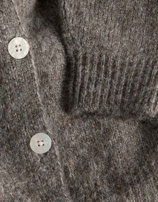 JJXX Knitted cardigan in driftwood, 5 of 7