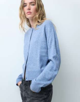 Jjxx Knitted Cardigan In Blue