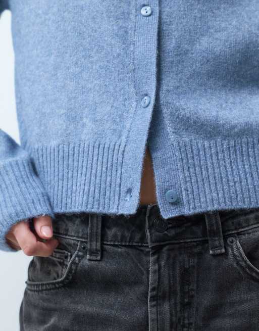 JJXX knitted cardigan in light blue, 2 of 4