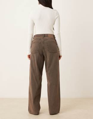 Jjxx Kyoto Baggy Jeans In Brown
