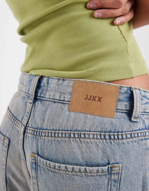 JJXX – Kyoto – Weite Jeans-Jorts in Hellblau, 4 von 5